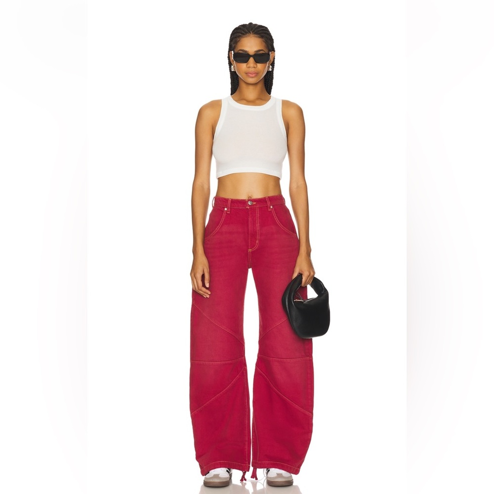 EB Denim Frederic Barrel Jeans (Red)